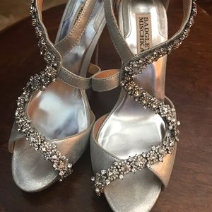 Badgley Mischka diamond encrusted heels